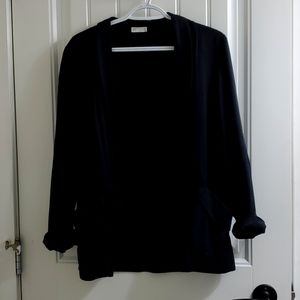 Small Gentle Fawn Open face blazer in black